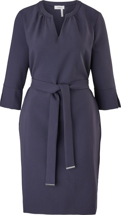 Produktbild s.Oliver Kleid Elegantes Stretchkleid mit Gürtel (40)