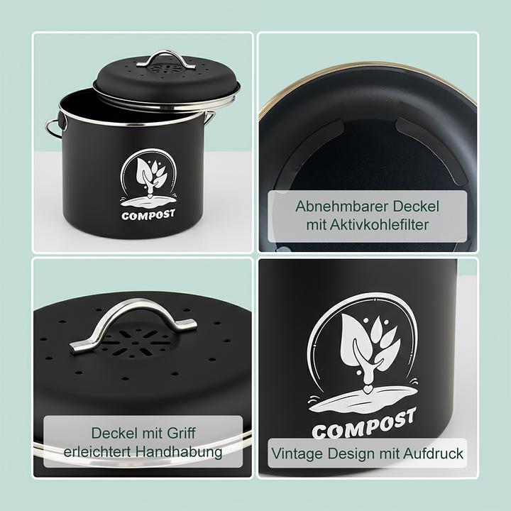 Produktbild Relaxdays Küchen-Komposteimer (3.50 l)
