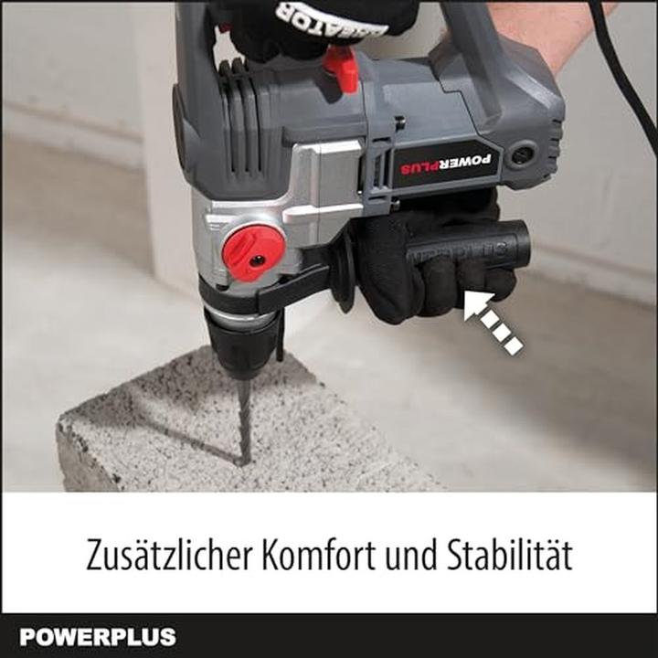 Immagine prodotto Powerplus POWE10060 Boorhamer - 900W - 4J - SDS-Plus - Inclusi 7 accessori