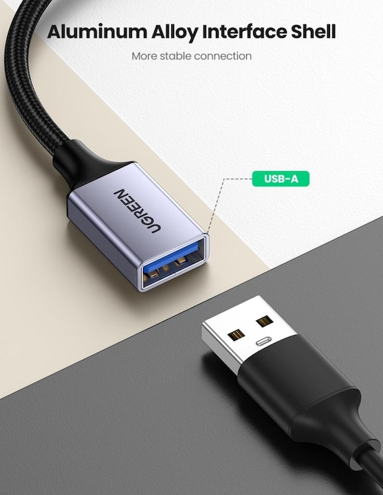 Actual product image Ugreen USB Typ-C zu (0.15 m, USB 3.0)