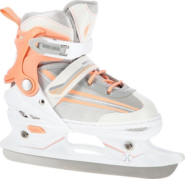Actual product image Nils NH18190 2in1 WHITE AND PINK SIZE M. L(39-43) INLINE SKATES WITH DIMENSION. TUL. ICE HOCKEY EXTR (39, 40, 41, 42, 43)