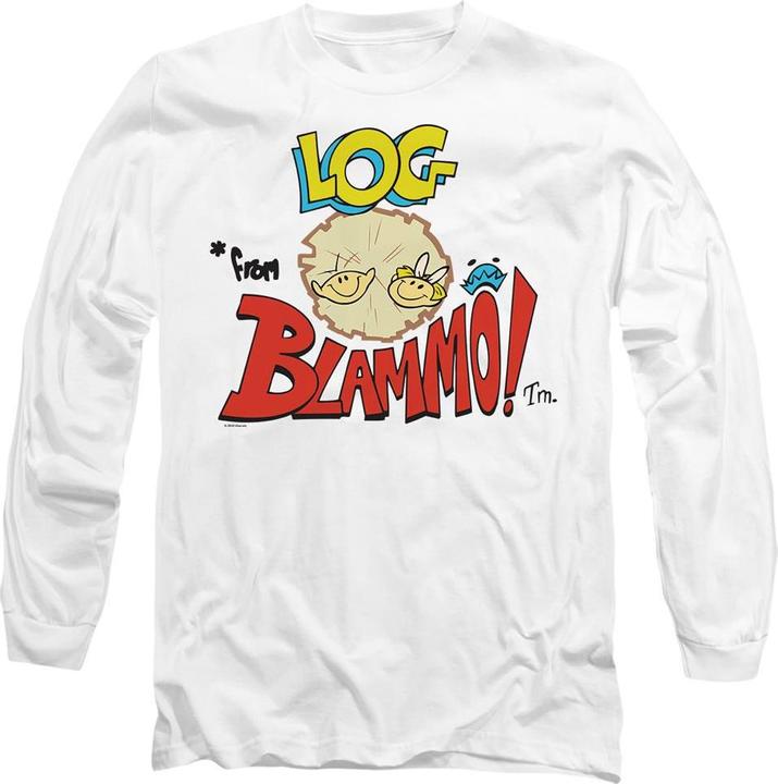 Actual product image Ren & Stimpy Unisex Adult Log From Blamo T-Shirt (XL)