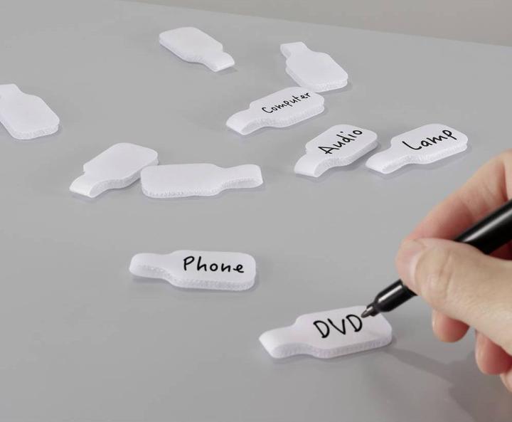 Produktbild SpeaKa Professional Kabelmarkierungen, rechteckig, mit Klettverschluss, 10 St