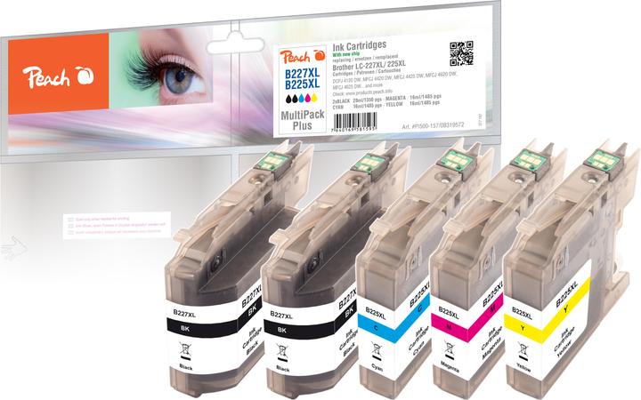 Image du produit Peach Lc-227xl/225xl (C, CF, M, Y)