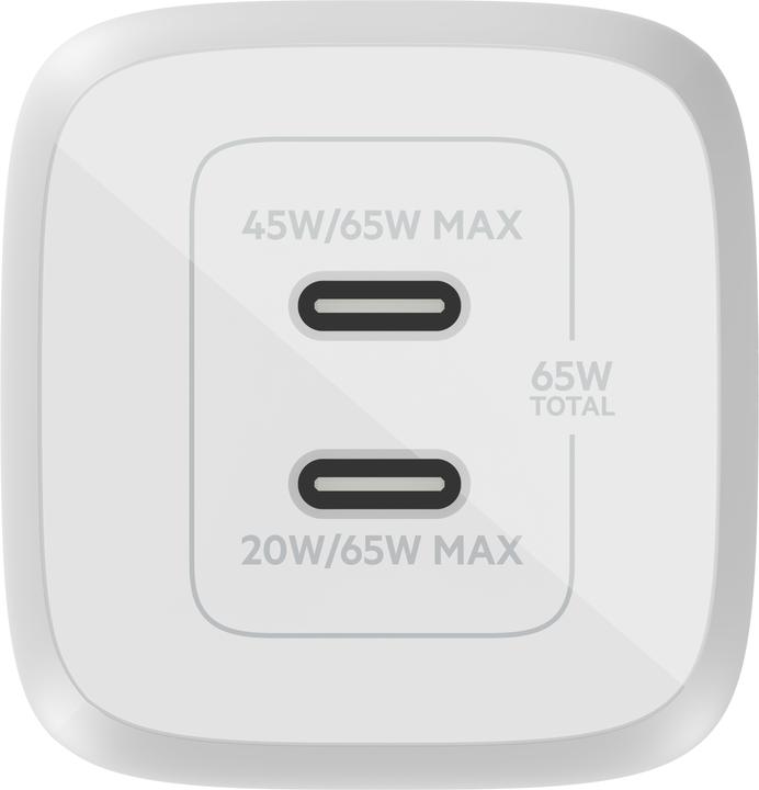 Actual product image Belkin Boost Charge Pro 2-Port GaN Charger (65 W)