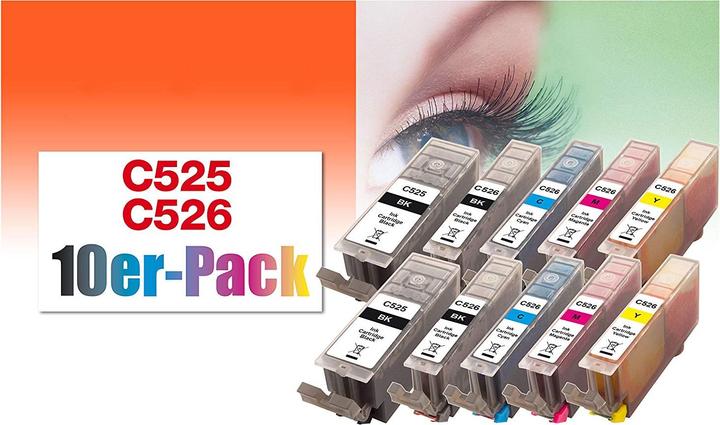 Produktbild Peach pgi525/cli526 (M, C, Y, BK)