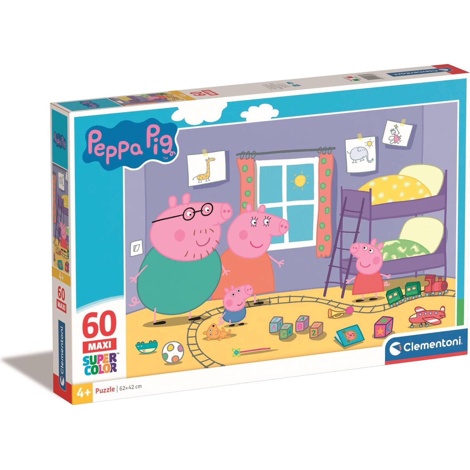 Clementoni Multicolore Puzzle Maxi Peppa Pig G (60 Pezzi)