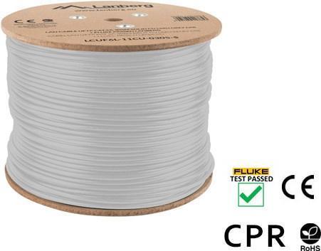 Produktbild Lanberg LCUF6L-11CU-0305-S Netzwerkkabel 305 m Cat6a U/FTP (STP) Grau (U/FTP, CAT6a, 305 m)
