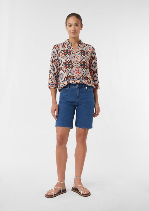 Immagine prodotto Comma Bluse Tunikabluse mit 3/4-Ärmeln und All-over-Print (40)