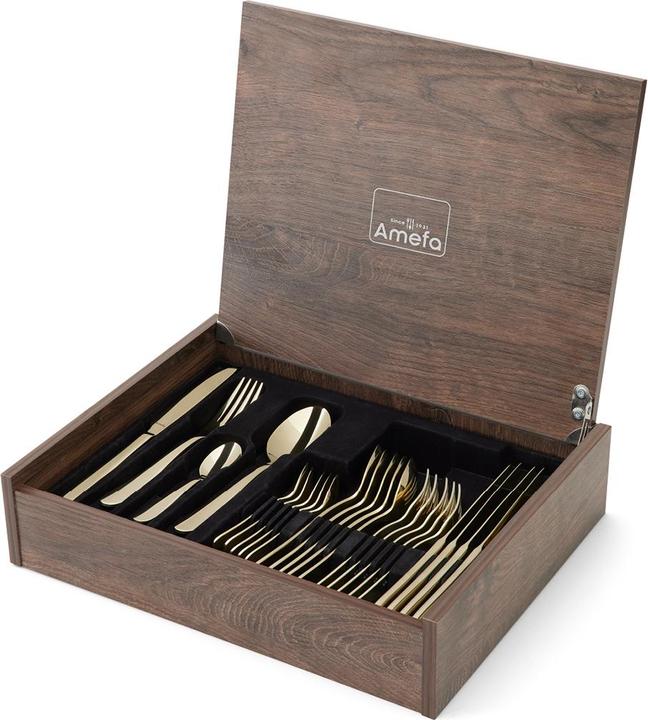 Image du produit Amefa VENTURA Besteckset 24-teilig gold (24 pièce(s), Set de couverts)