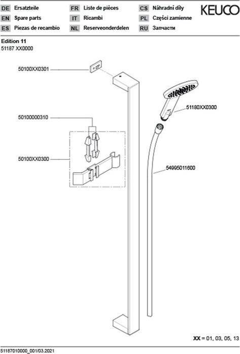 Produktbild Keuco Brause-Set EDITION 11 vc