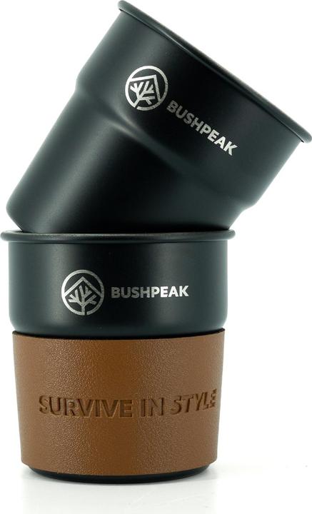 Produktbild Bushpeak Chromstahlbecher 2er-Set