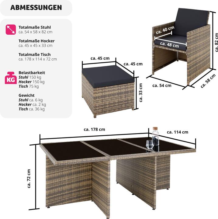 Image du produit tectake New York (178 cm)