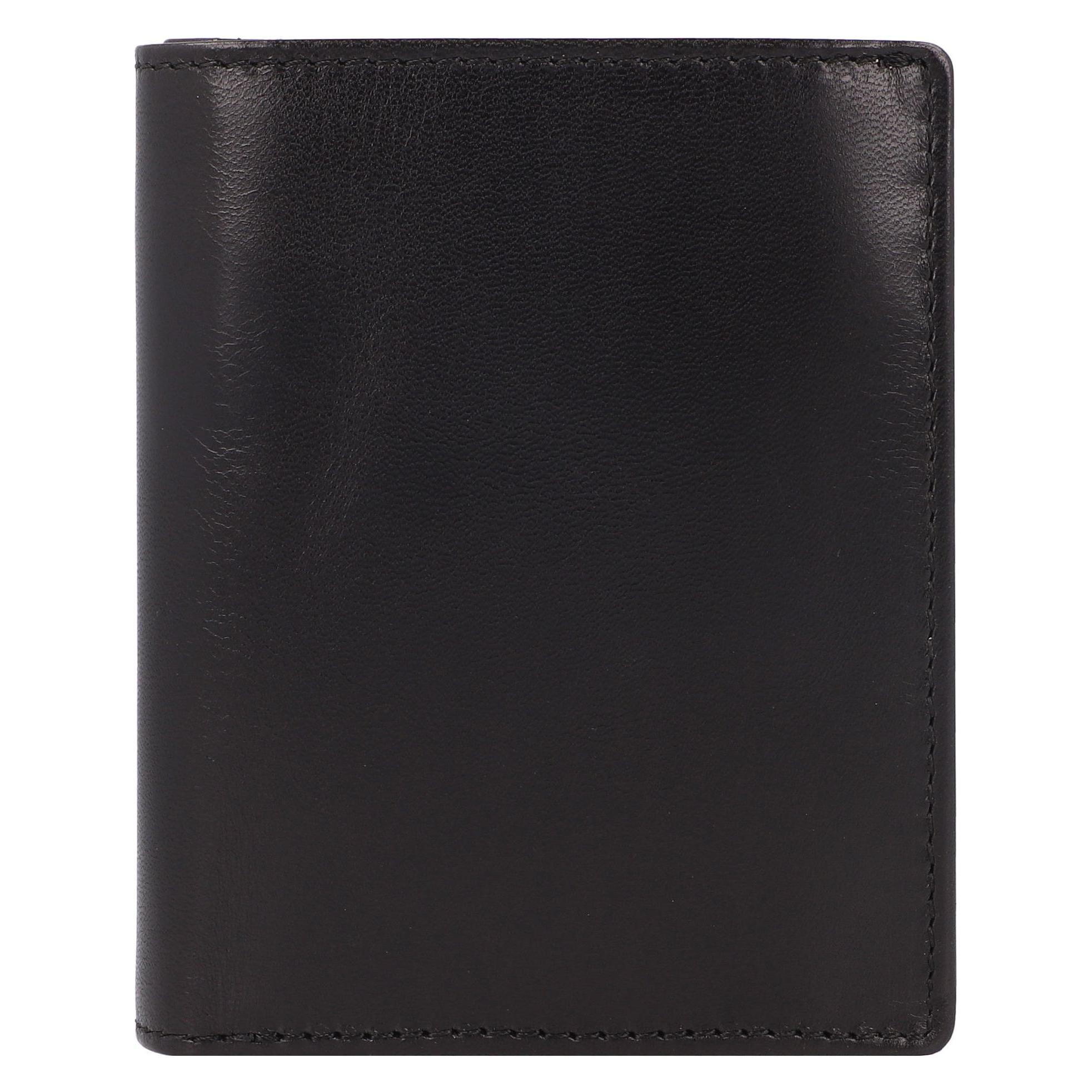 Leonhard Heyden, Herren, Portemonnaie, Cambridge Geldbörse Leder 9.5 Cm, Schwarz