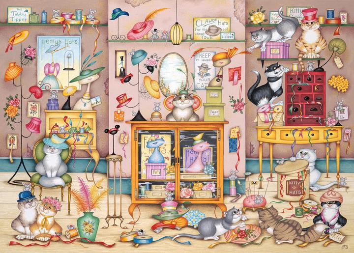 Immagine prodotto Gibsons Puzzle di Hetty Hats 500 pezzi (500 pezzi)