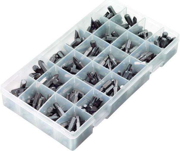 Actual product image technocraft Bits box (Cross Phillips PH M2, Hexagon socket TX M20, Internal hexagon M5, Hexagon socket TX M25, Internal hexagon M6, Cross Phillips PH M1, Hexagon socket TX M15, Cross Pozidriv PZ M3, Hexagon socket TX M30, Internal hexagon M3, Cross Phillips PH M3, Hexagon socket TX M27, Cross Pozidriv PZ M2)