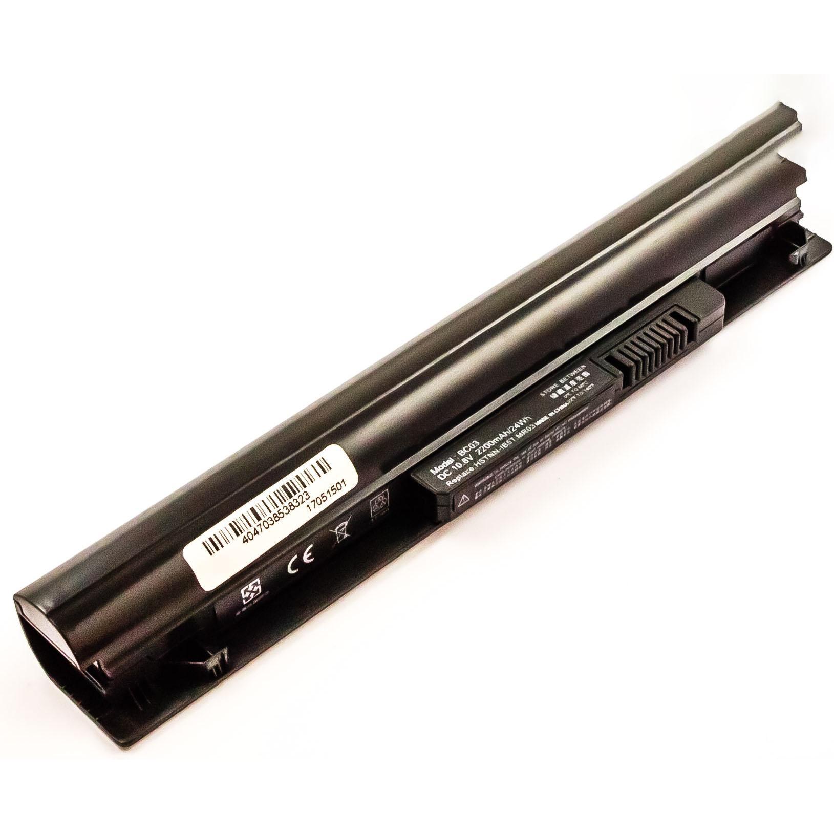AGI Akku kompatibel mit HP Pavilion 10 TouchSmart 10-E022AU - Akku - 2.200 mAh (2200 mAh), Notebook Akku, Schwarz
