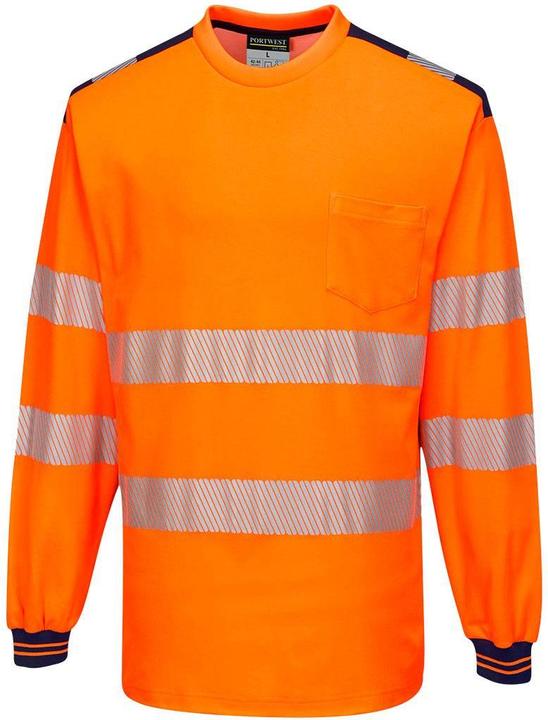 Produktbild Portwest PW3 TShirt Signalkleidung Sicherheit Langärmlig (S)
