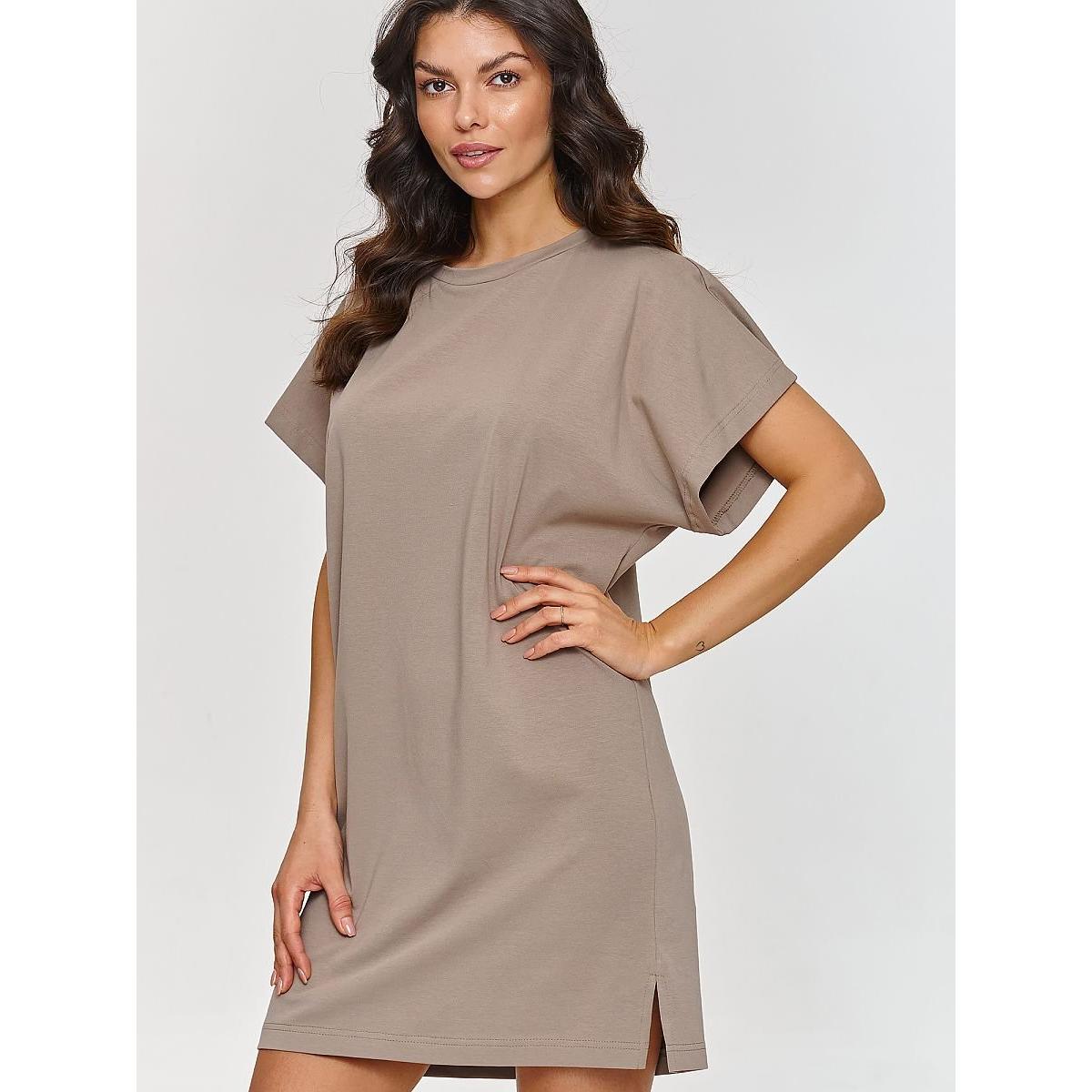 Makadamia, Kleider, Alltagskleid, Beige, (42)