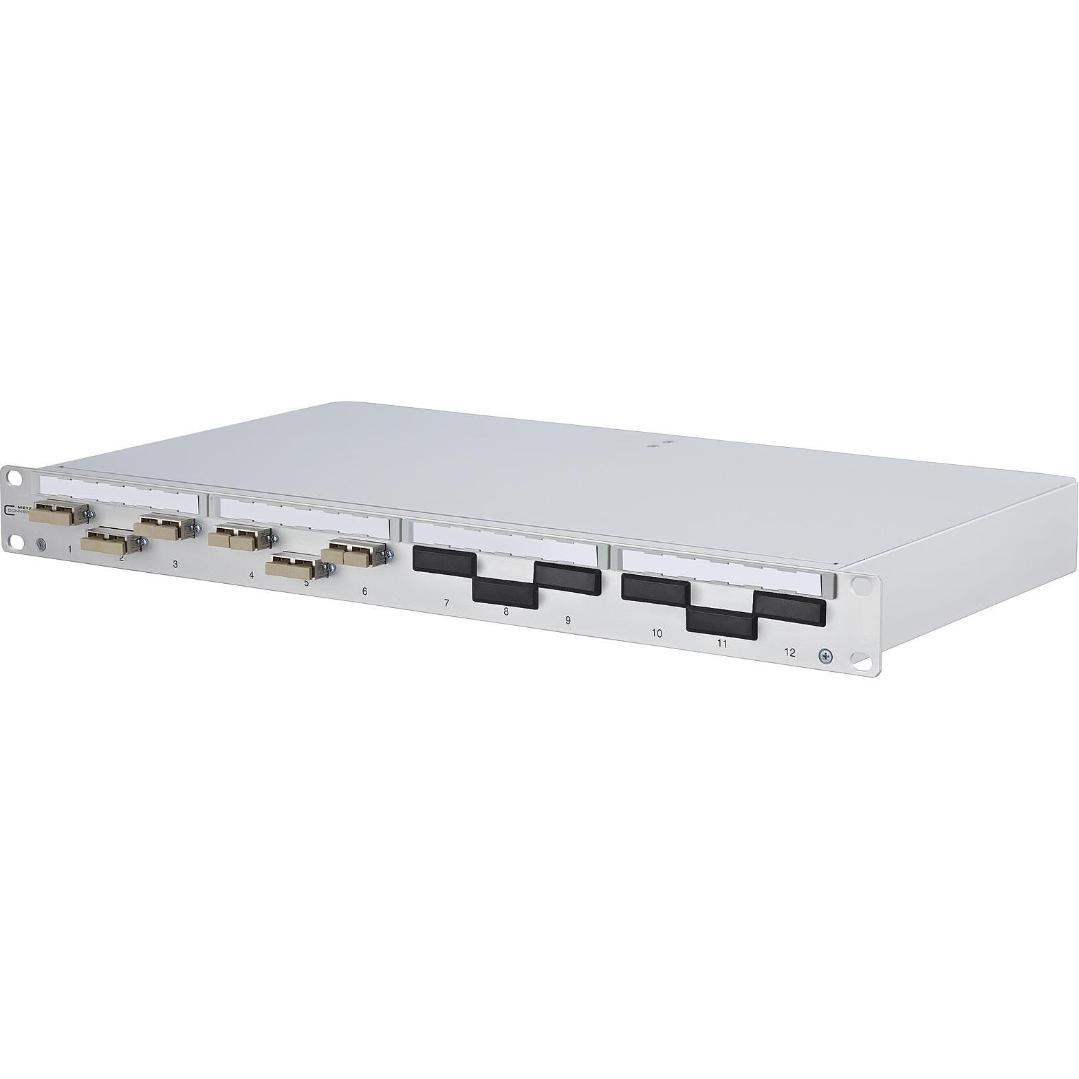 Metz Connect LWL-Patchfeld OpDAT PF 1502005206-E, Server Zubehör, Grau