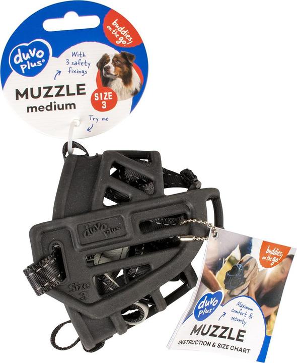 Actual product image Duvoplus Rubber dog muzzle (S, Dog, General)