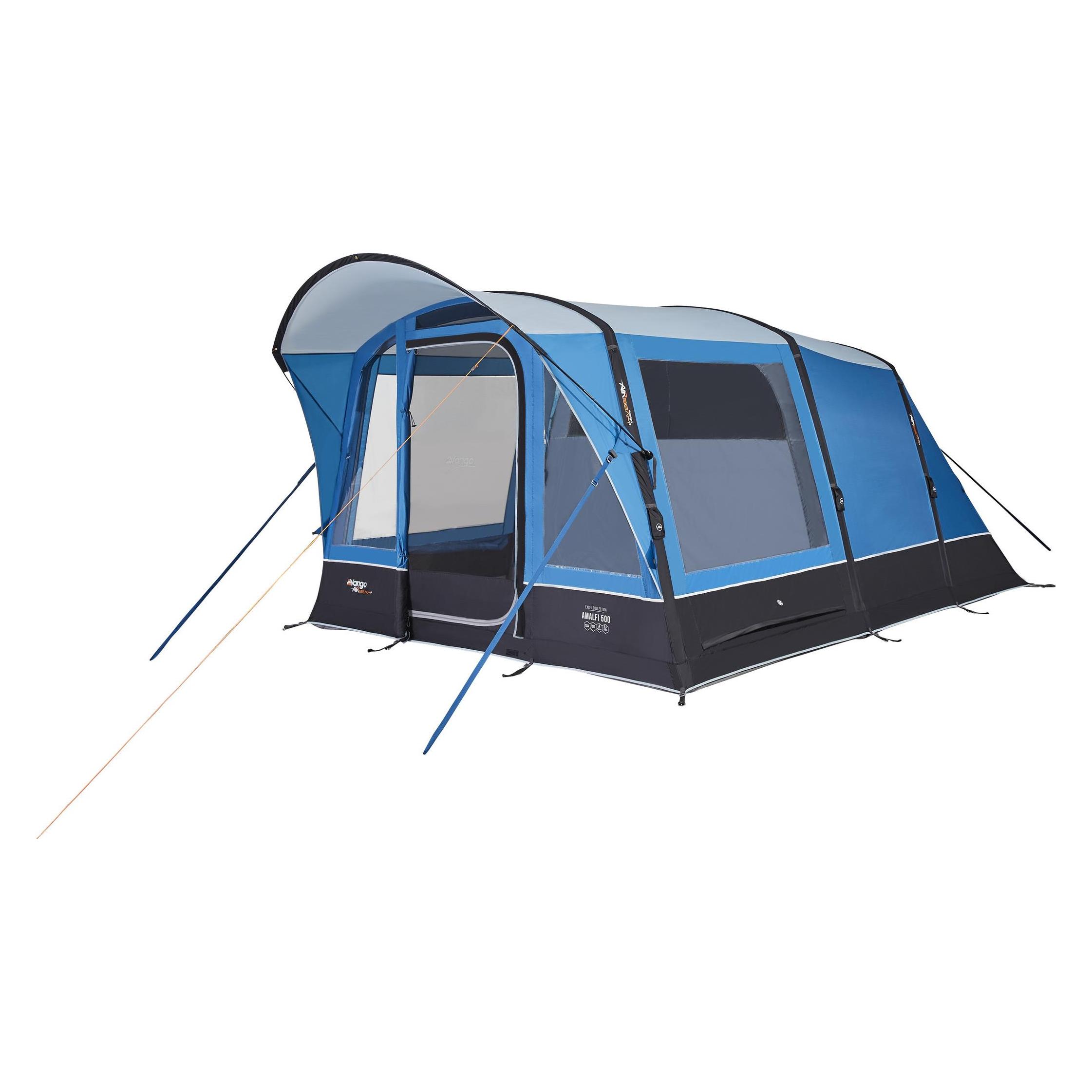 Vango Teepee Air 400 Luftzelt  Tipi-Familienzelt, Aufblasbar, 4 Personen,  Graublau Zelt Aufblasbar