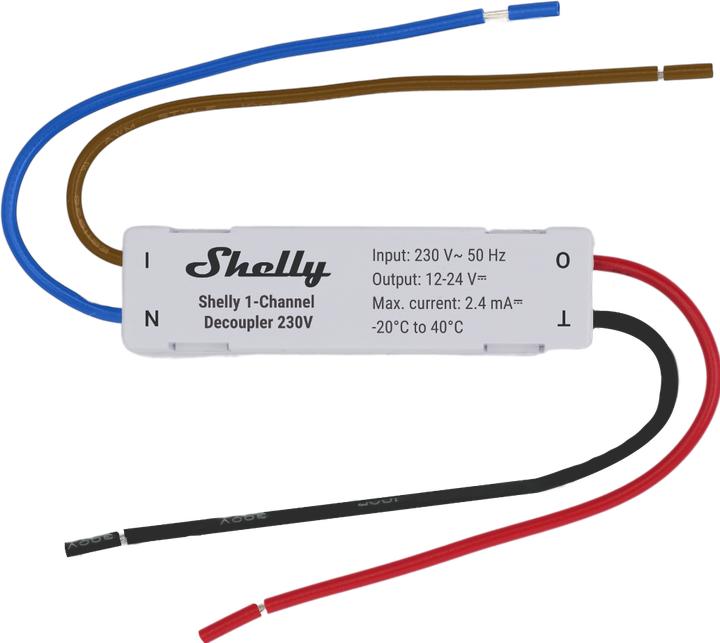 Image du produit Shelly 1-Channel Decoupler 230V