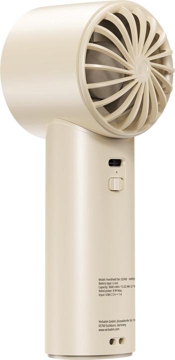 Verbatim CoolnGo Handheld Fan White