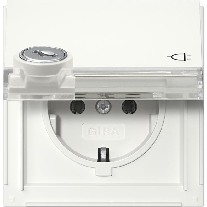 Gira, Steckdose, 446766 SCHUKO KD Schloss sortiert +