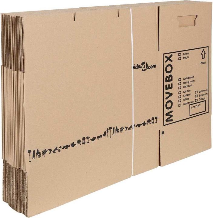 Produktbild vidaXL Umzugskisten (31.5 x 31.5 x 31.5 cm)