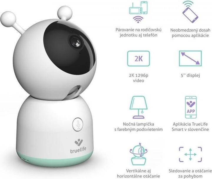 Image du produit Truelife NannyCam R7 Dual Smart (Vidéo et audio, 300 m)