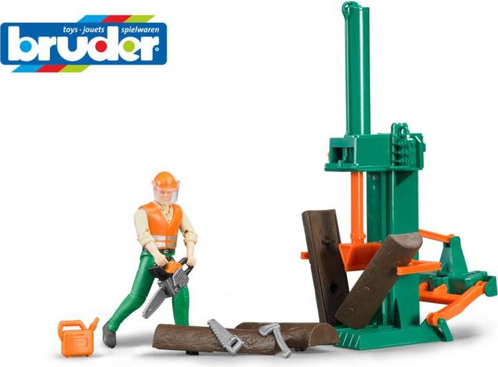 Productafbeelding Bruder BR Bosbouw set bWorld met figuur