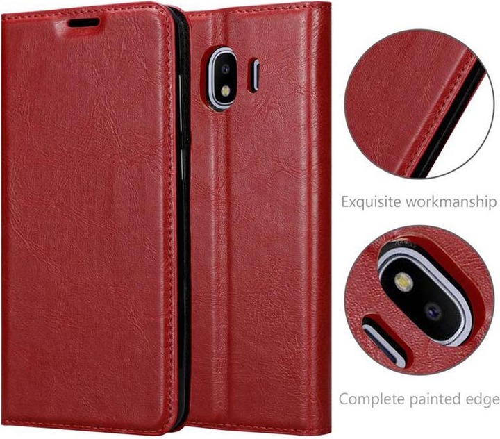 Actual product image Cadorabo Book Invisible Magnet Cover (Samsung Galaxy J4 (2018))