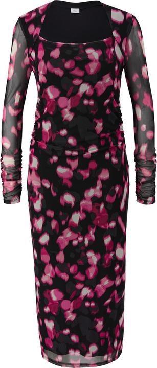 Produktbild s.Oliver Kleid Mesh-Kleid mit Raffung (42)