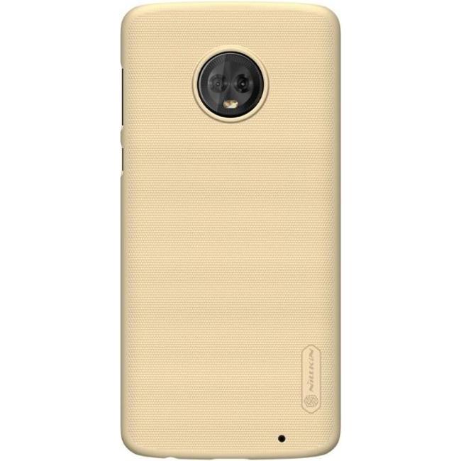 Nillkin Super Frosted Shield Series (Motorola Moto G6 Plus), Smartphone Hülle, Gold