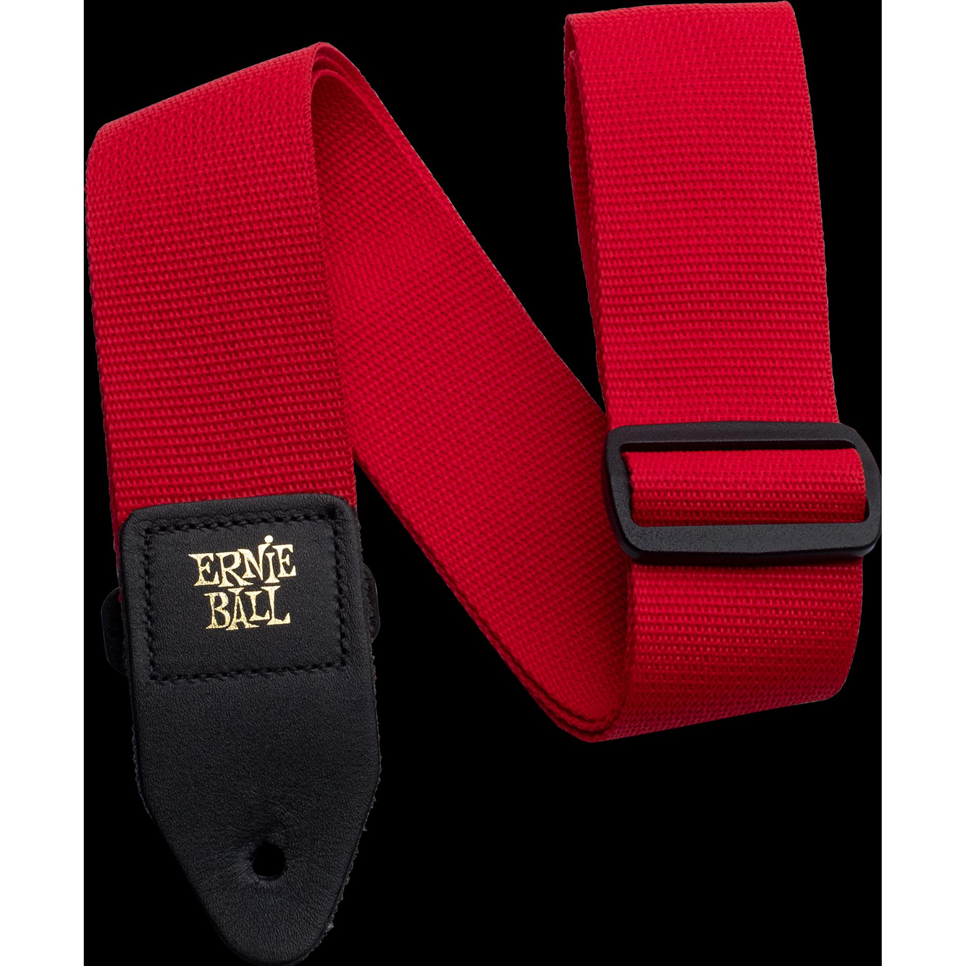 Ernie Ball E-Gitarrengurt (Instrumentengurt), Zubehör Instrumente, Rot