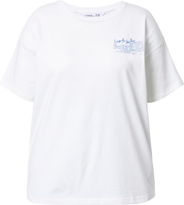 Actual product image Studio Untold Lago Di Garda Short Sleeve Embroidered Logo Tee (54)