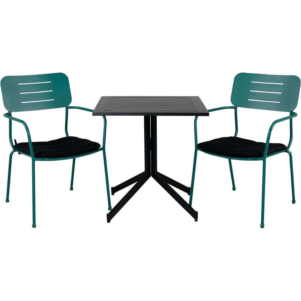 Ebuy24, Gartentisch + Balkontisch, Gartenmöbel-Set Way (70 cm)