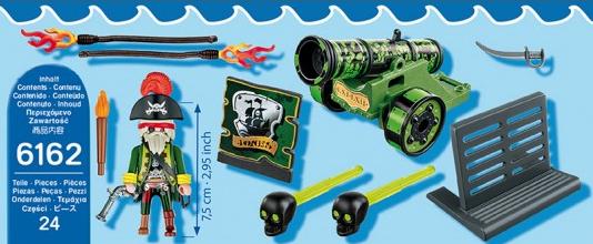 Produktbild Playmobil Grüne App-Kanone mit Piratenkapitän (6162)