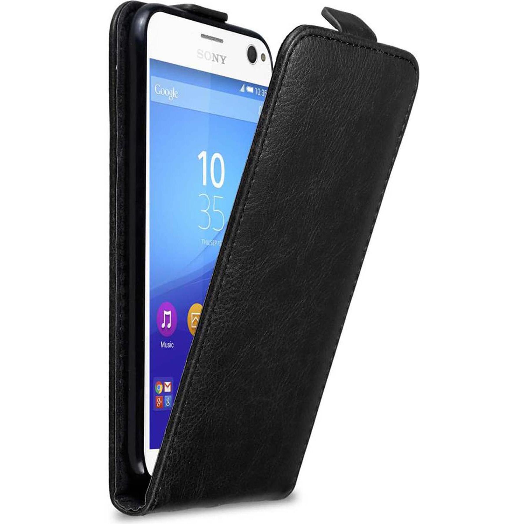 Thumbnail - Cadorabo Flip wie Invisible Cover (Sony Xperia C4), Smartphone Hülle, Schwarz