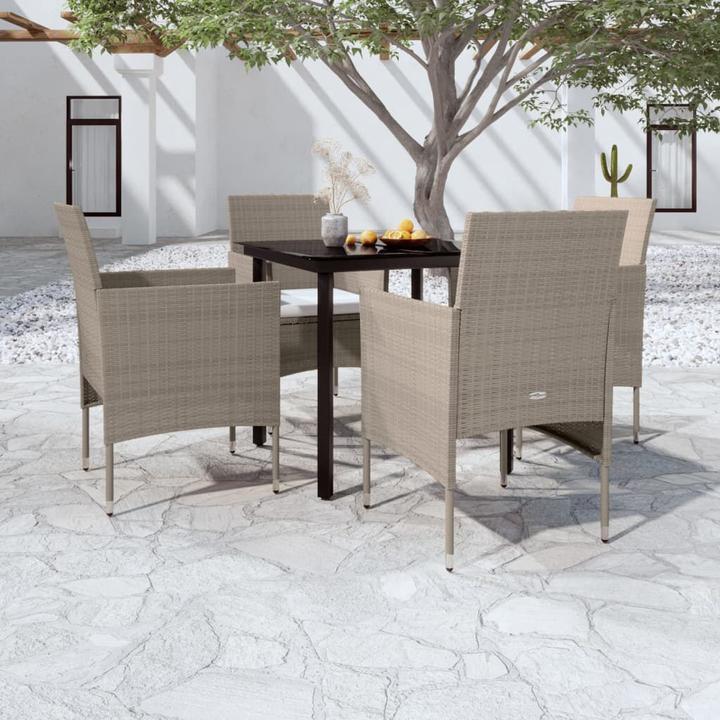 Produktbild vidaXL Garten Essgruppe (80 x 80 x 74 cm)