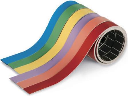 Image du produit Magnetoplan Bande magnétique flexible revêtue de PVC.