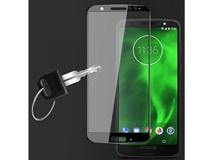 Image du produit Screenguard Motorola Moto G6 Plus Full Screen Protective Glass 2.5D 9H (1 pcs, Motorola Moto G6 Plus)