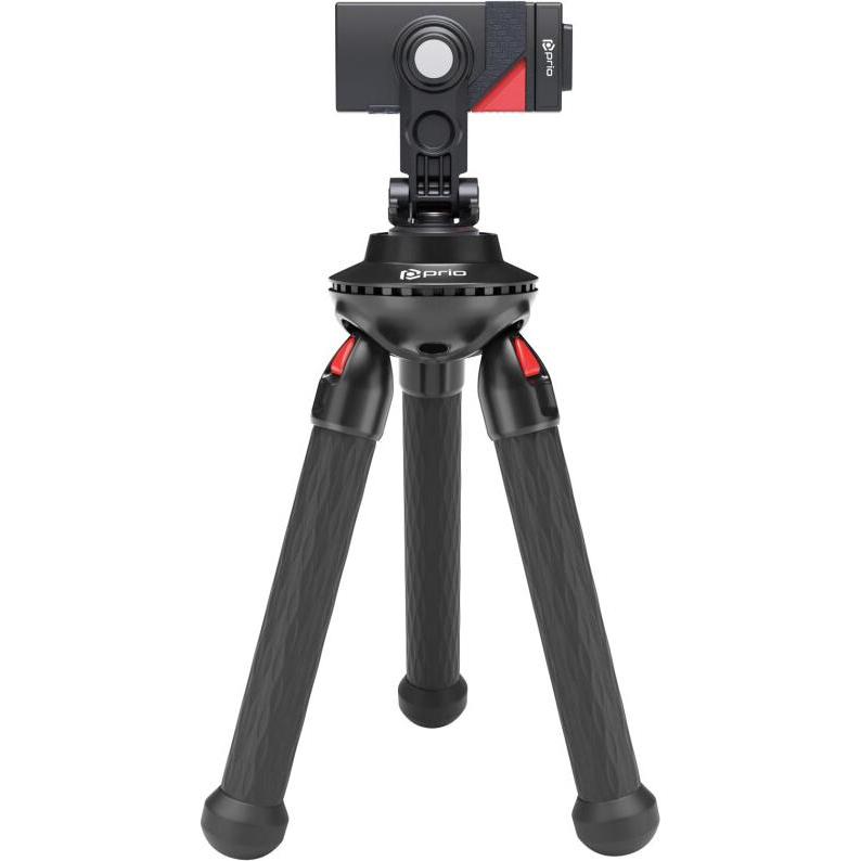Thumbnail - prio Flexible Tripod 360 PRO black, Selfie Stick, Schwarz