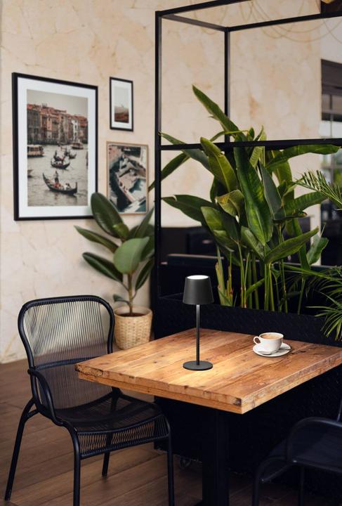 Produktbild FHL easy Roxi - Tischleuchte Sandschwarz - H27.5cm (140 lm)