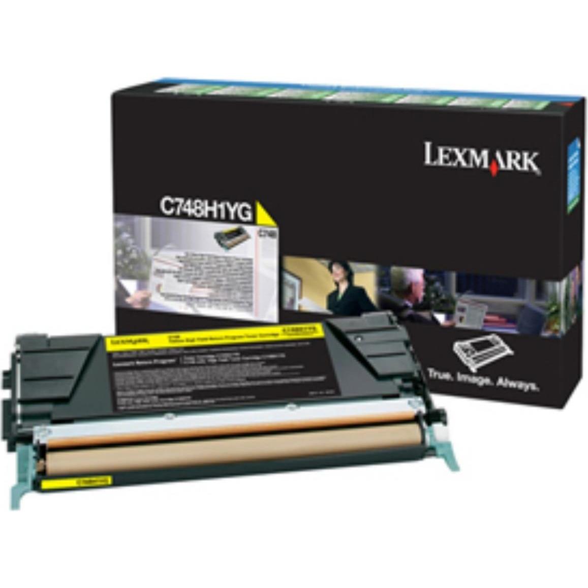 Lexmark, Toner, Toner yellow Orig.Nr. C748H1YG (Y)