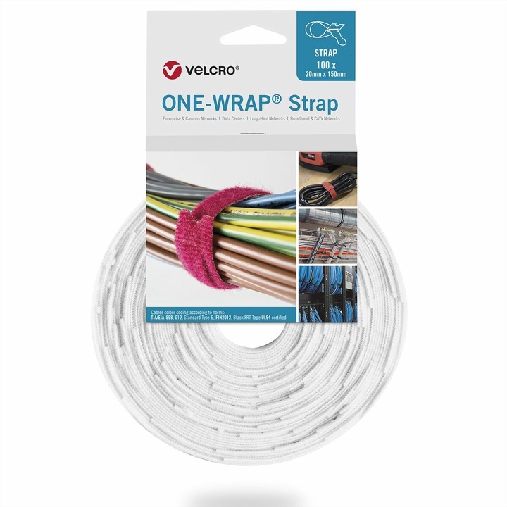 Immagine prodotto Velcro brand Fascetta professionale di marca (Fascette in velcro, 300 mm, 100 pz.)