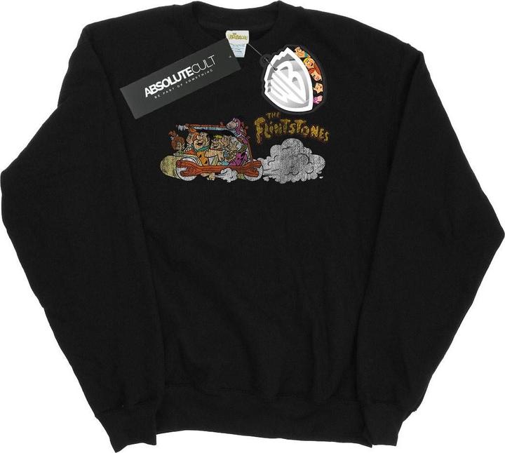 Produktbild The Flintstones Family Car Distressed Sweatshirt (S)