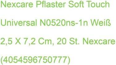 Actual product image Nexcare Soft Touch Universal Plaster (20 x)