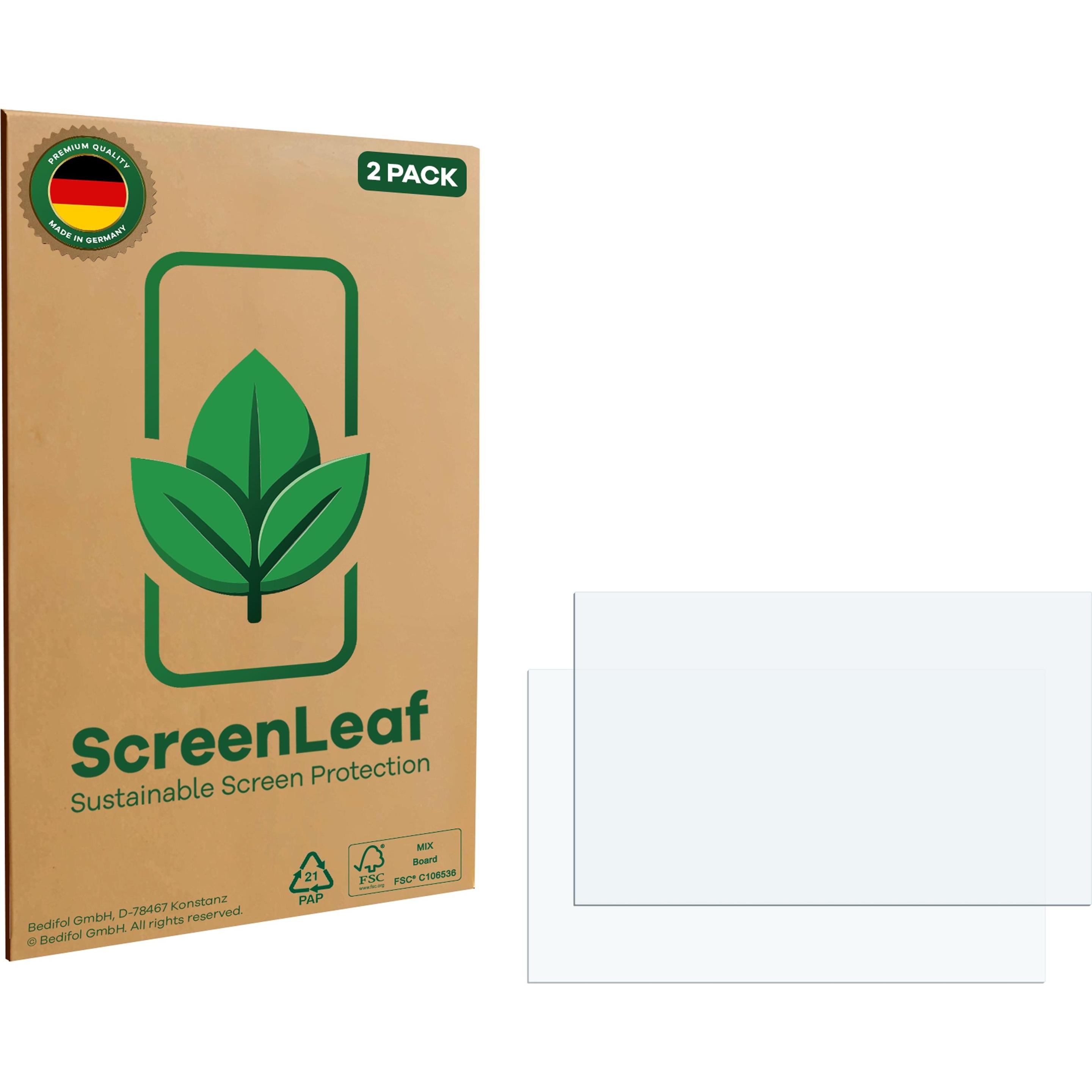 ScreenLeaf, Fahrzeug Navigation Zubehör, Schutzfolie nachhaltiger Displayschutz Display Schutz Folie Klar Transparent